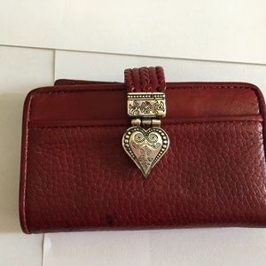 Brighton red leather wallet